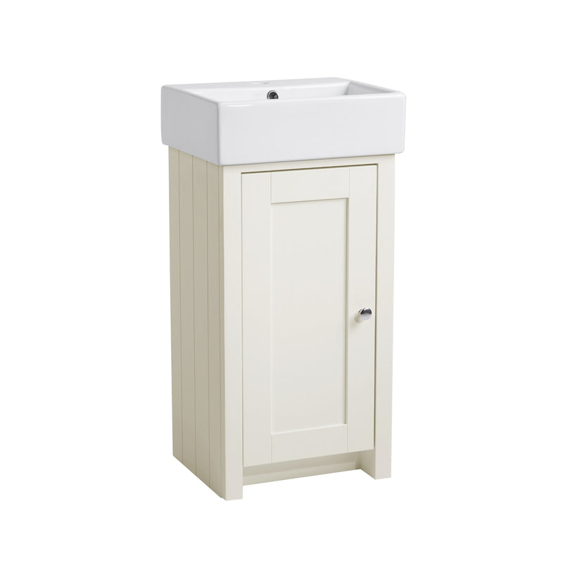 Tavistock Lansdown 430mm Cloakroom Unit - Matt Linen White