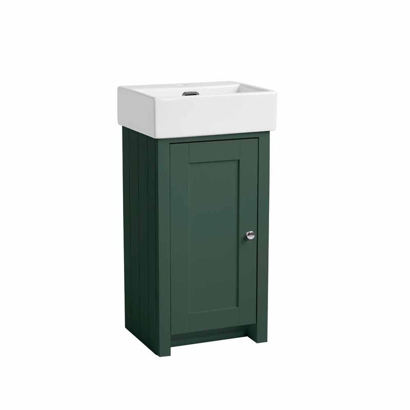 Tavistock Lansdown 430mm Cloakroom Unit - Matt Sherwood Green
