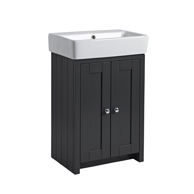 Tavistock Lansdown 575mm Freestanding Unit - Matt Black