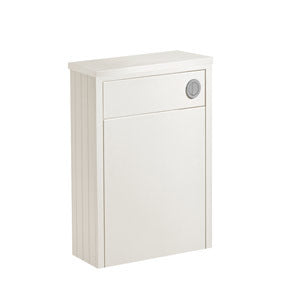 Tavistock Lansdown 568mm Back to Wall WC Unit & Worktop - Matt Linen White