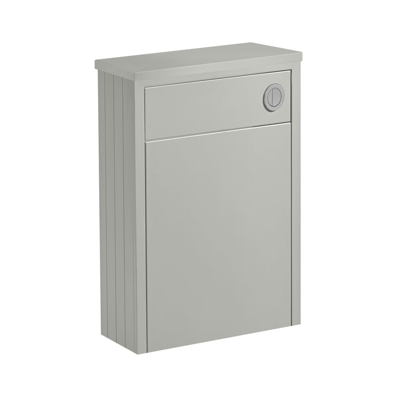 Tavistock Lansdown 568mm Back to Wall WC Unit & Worktop - Matt Pebble Grey