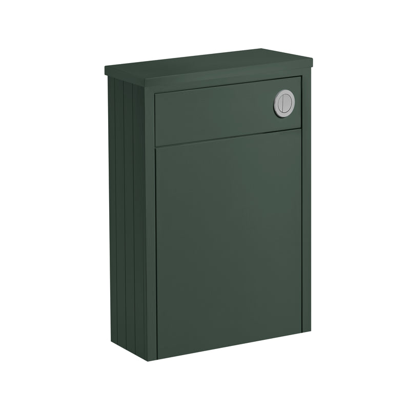 Tavistock Lansdown 568mm Back to Wall WC Unit & Worktop - Matt Sherwood Green