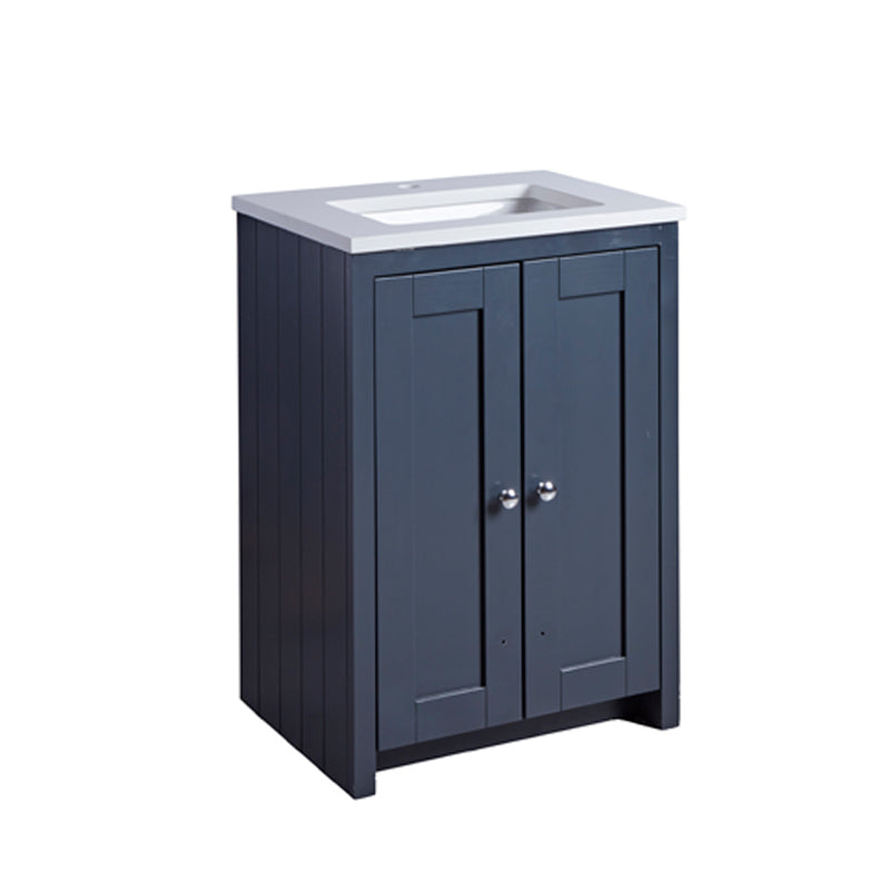 Tavistock Lansdown 600mm Undermount Basin Unit - Matt Dark Grey