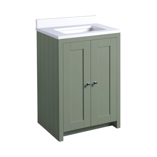 Tavistock Lansdown 600mm Undermount Basin Unit - Matt Laurel Green