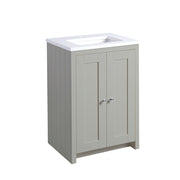 Tavistock Lansdown 600mm Undermount Basin Unit - Matt Pebble Grey