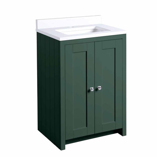 Tavistock Lansdown 600mm Undermount Basin Unit - Matt Sherwood Green