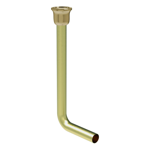 Tavistock Vitoria Low Level Flush Pipe - Brushed Brass