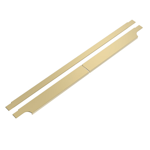 Tavistock Match Handles & Back to Wall Trim for 1200mm Unit - Brushed Brass