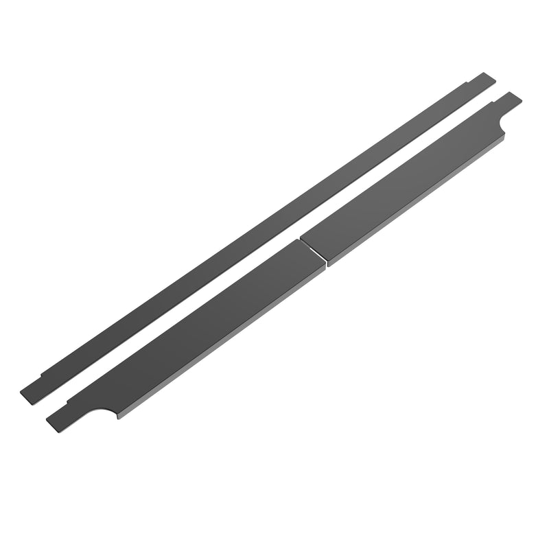 Tavistock Match Handles & Back to Wall Trim for 1200mm Unit - Black