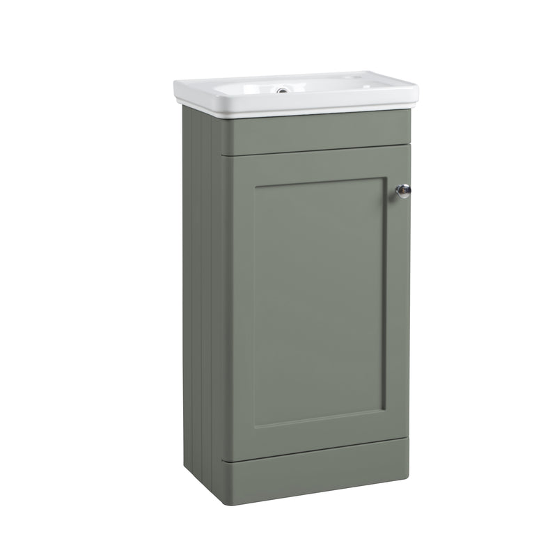 Tavistock Marston 450mm Cloakroom Unit - Matt Laurel Green