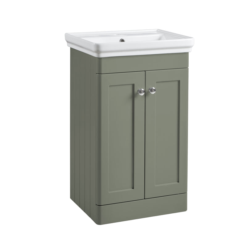 Tavistock Marston 500mm Freestanding Unit - Matt Laurel Green