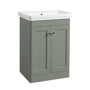 Tavistock Marston 600mm Freestanding Unit - Matt Laurel Green