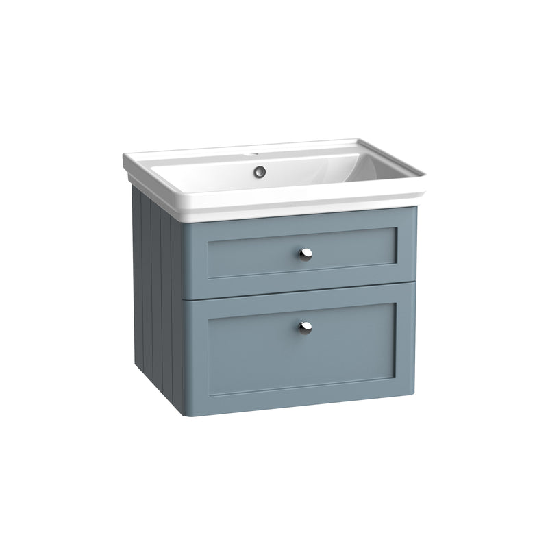 Tavistock Marston 600mm Wall Mounted Basin Unit - Matt Spruce