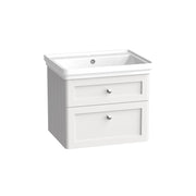 Tavistock Marston 600mm Wall Mounted Basin Unit - Matt Paper White