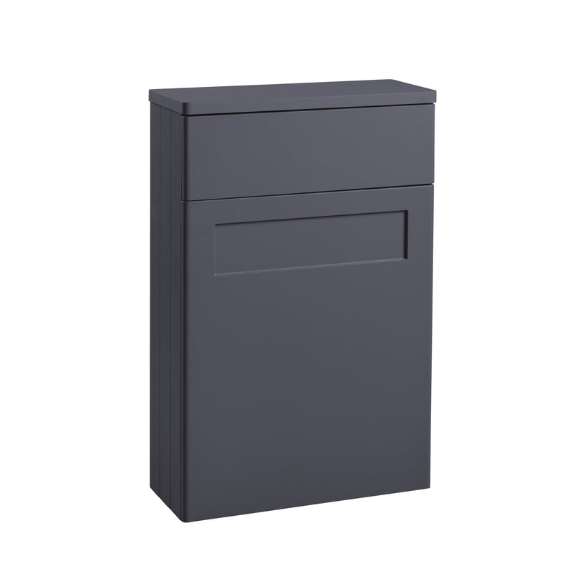 Tavistock Marston Back To Wall WC Unit & Worktop - Matt Dark Grey