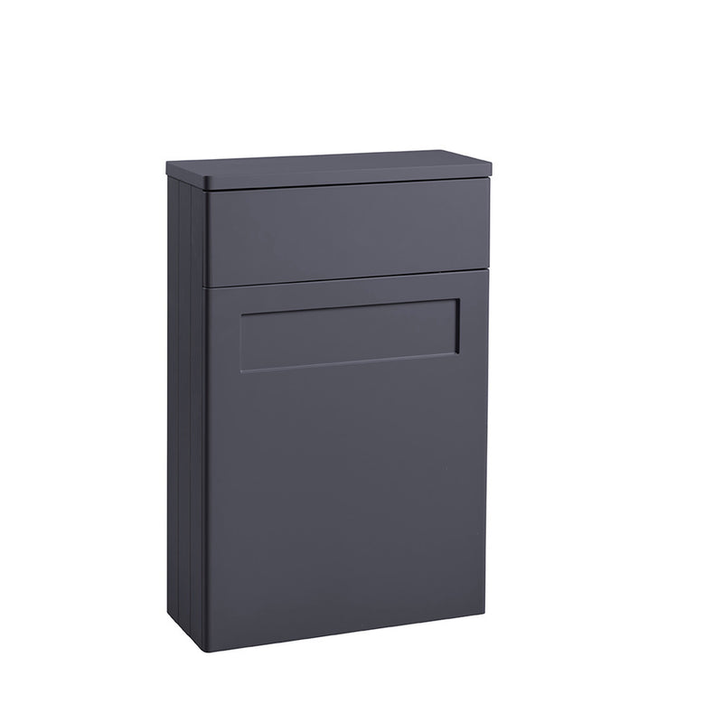 Tavistock Marston Back To Wall WC Unit & Worktop - Matt Dark Grey