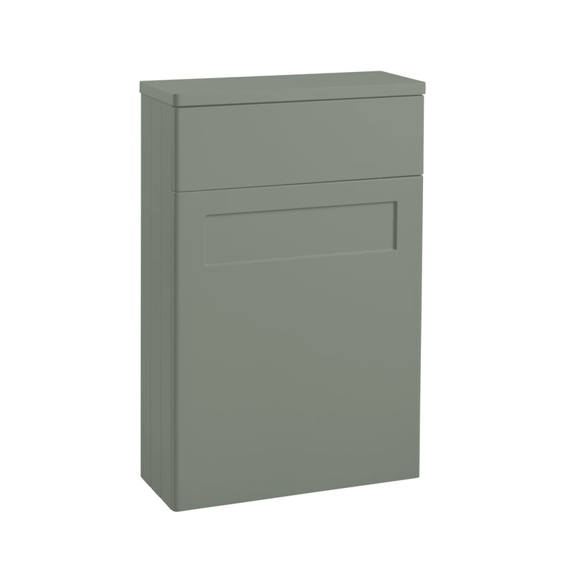 Tavistock Marston Back To Wall WC Unit & Worktop - Matt Laurel Green