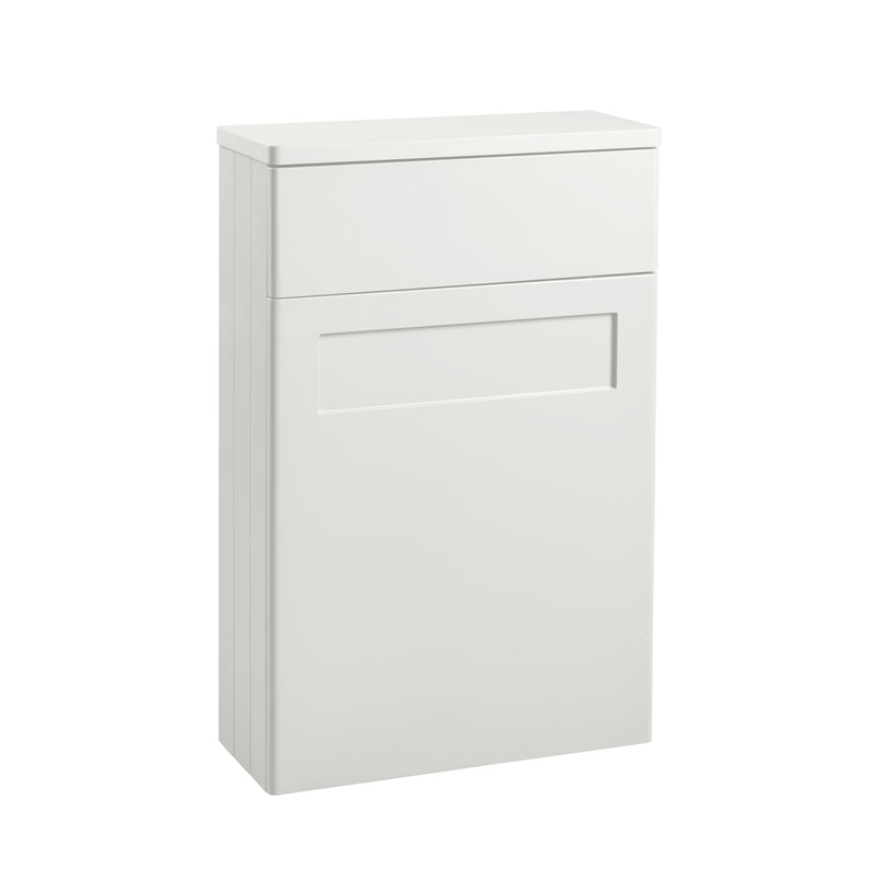 Tavistock Marston Back To Wall WC Unit & Worktop - Matt Paper White