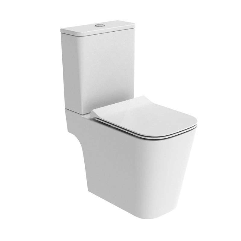 Tavistock Compass Square Open Back Close Coupled WC Pan