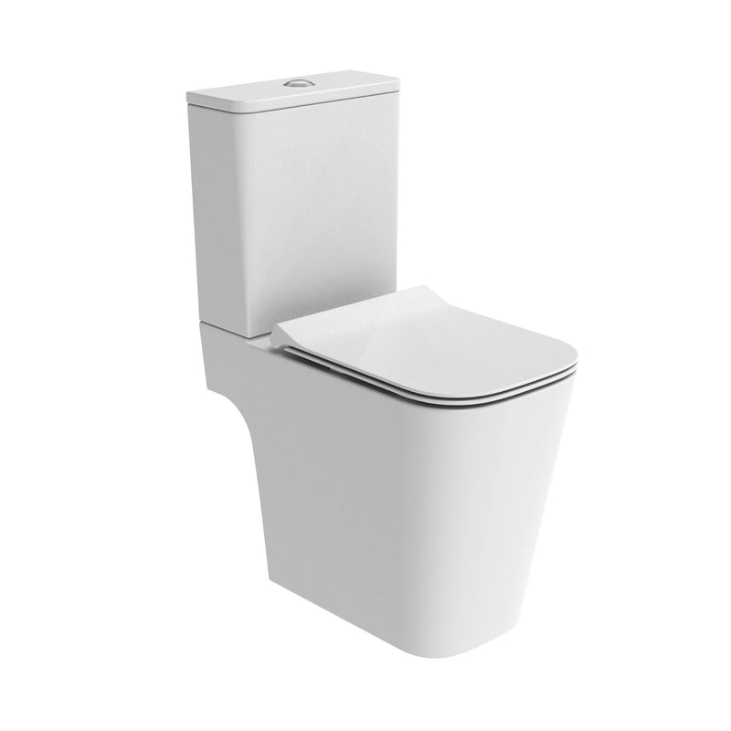Tavistock Compass Square Comfort Height Open Back Close Coupled WC Pan
