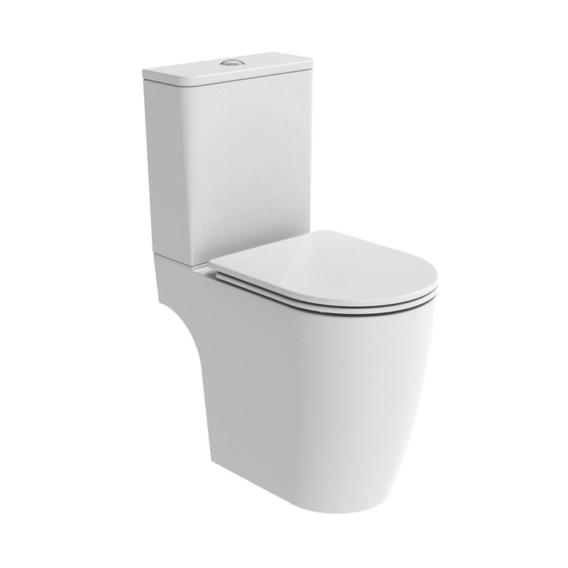 Tavistock Compass Round Comfort Height Open Back Close Coupled WC Pan
