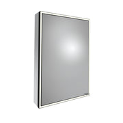 Tavistock Portrait 500mm Single Door Mirror Cabinet - Black