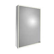 Tavistock Portrait 500mm Single Door Mirror Cabinet - Gunmetal