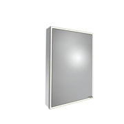 Tavistock Portrait 500mm Single Door Mirror Cabinet - Gunmetal
