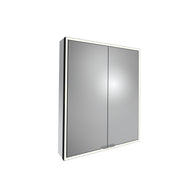 Tavistock Portrait 600mm Double Door Mirror Cabinet - Black