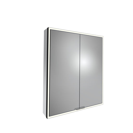 Tavistock Portrait 600mm Double Door Mirror Cabinet - Black