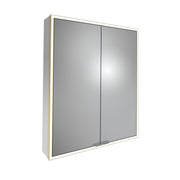Tavistock Portrait 600mm Double Door Mirror Cabinet - Brushed Brass