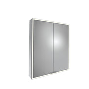 Tavistock Portrait 600mm Double Door Mirror Cabinet - Gunmetal