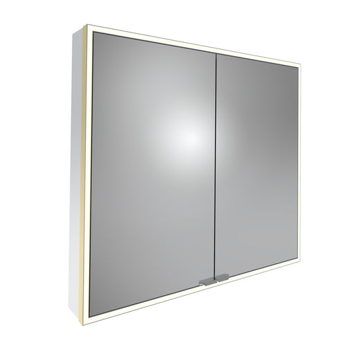 Tavistock Portrait 800mm Large Double Door Mirror Cabinet - Brushed Brass