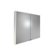 Tavistock Portrait 800mm Large Double Door Mirror Cabinet - Brushed Brass