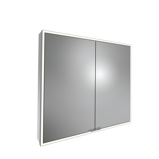 Tavistock Portrait 800mm Large Double Door Mirror Cabinet - Gunmetal
