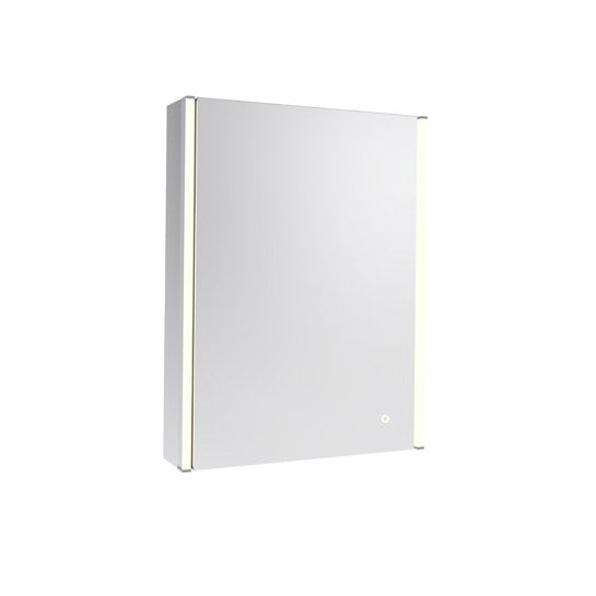 Tavistock Illuminated Colour Matched Mirror Cabinet 500mm Single Door