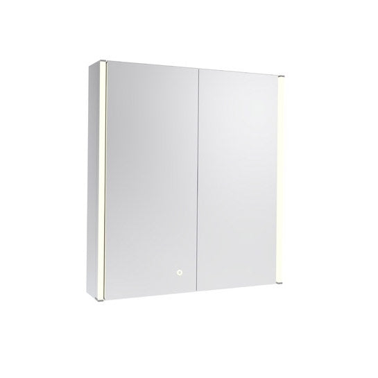 Tavistock Illuminated Colour Matched Mirror Cabinet 600mm Double Door