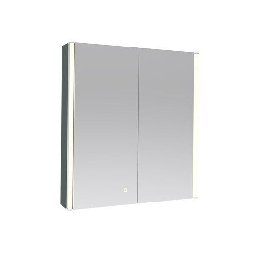 Tavistock Illuminated Colour Matched Mirror Cabinet 600mm Double Door