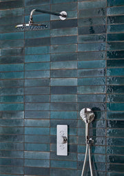 Tavistock Axiom Dual Function Shower System with Handset, Holder & Overhead Shower - Chrome