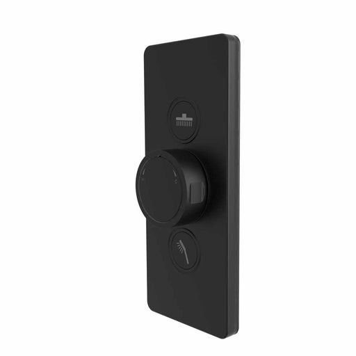 Tavistock Axiom Dual Function Push Button Concealed Shower Valve - Black