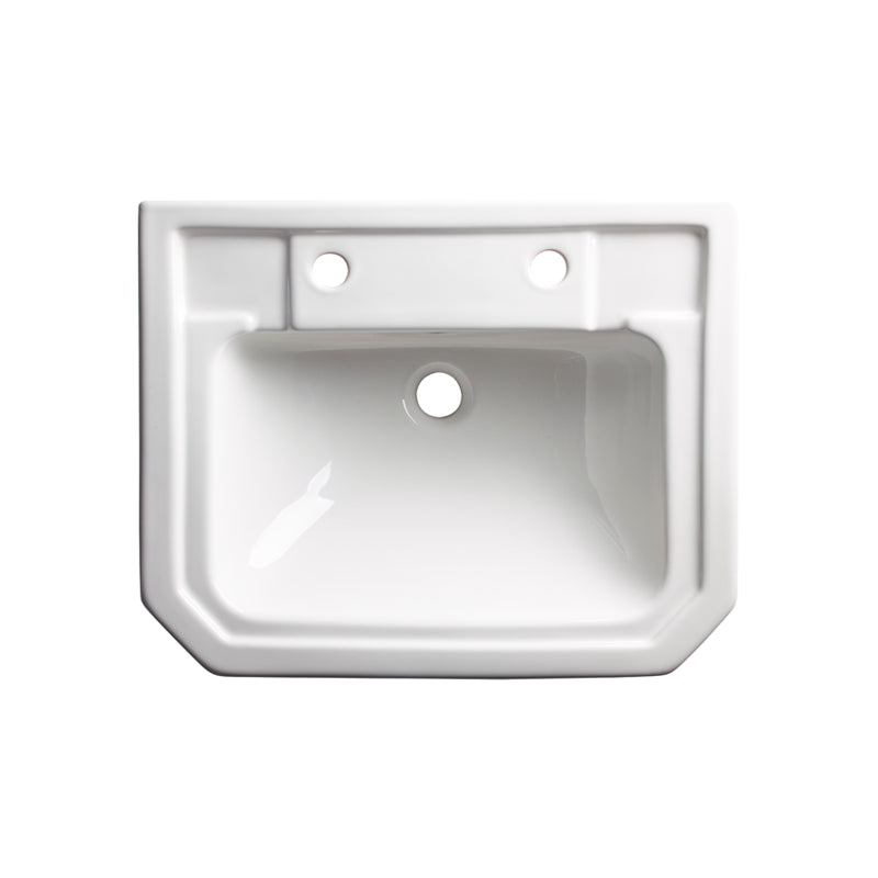 Tavistock Vitoria 550mm Semi-Countertop Basin - 2 Tap Holes