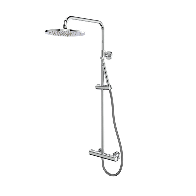 Tavistock Cohort Thermostatic Bar Shower System - Chrome