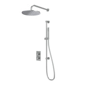 Tavistock Cohort Dual Function Shower System with Riser Kit & Overhead Shower - Chrome