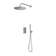 Tavistock Cohort Dual Function Concealed Shower System with Overhead Shower - Chrome