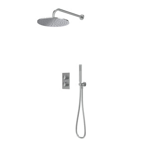 Tavistock Cohort Dual Function Concealed Shower System with Overhead Shower - Chrome