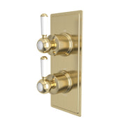 Tavistock Lansdown Dual Function Concealed Shower Valve - Brushed Brass