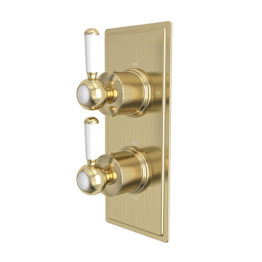 Tavistock Lansdown Dual Function Concealed Shower Valve - Brushed Brass