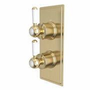 Tavistock Lansdown Dual Function Concealed Shower Valve - Brushed Brass