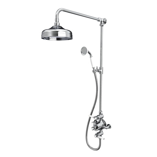Tavistock Lansdown Dual Function Shower System with Overhead Shower & Handset - Chrome