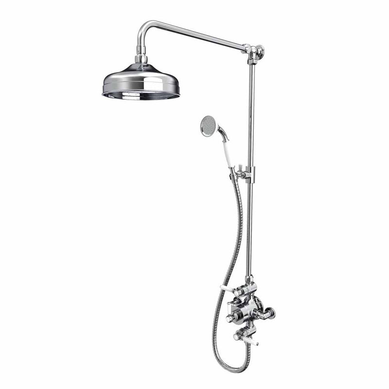 Tavistock Lansdown Dual Function Shower System with Overhead Shower & Handset - Chrome